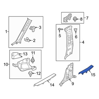 Mazda OE - Rear Left Door Sill Plate
