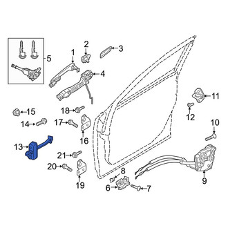 Mazda OE - Front Door Check