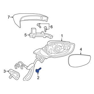Mazda OE - Door Mirror Bolt