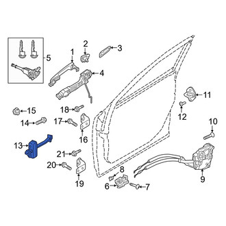 Mazda OE - Front Door Check