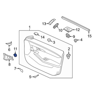 Mazda OE - Right Door Lock Switch