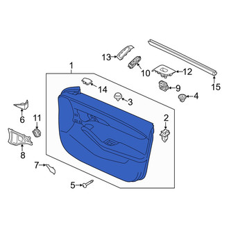 Mazda OE - Rear Right Outer Door Outer Panel