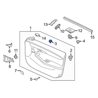Mazda OE - Door Interior Trim Panel Retainer