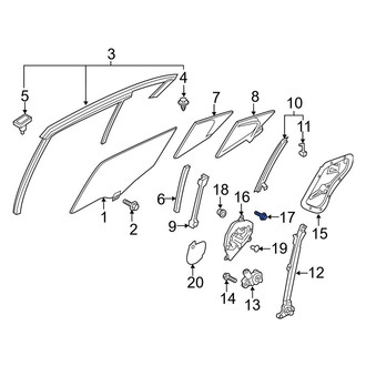 Mazda OE - Door Access Cover Screw