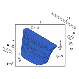 Mazda OE - Rear Right Outer Door Outer Panel