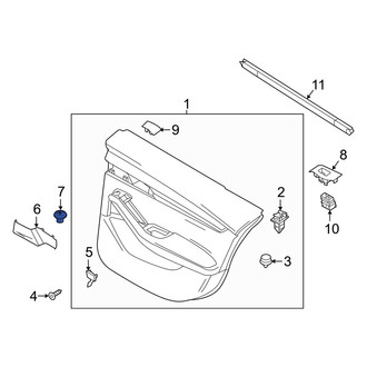 Mazda OE - Door Interior Trim Panel Grommet