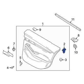 Mazda OE - Door Interior Trim Panel Retainer