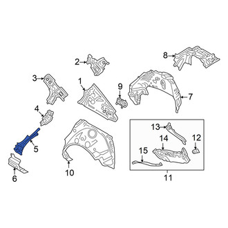 Mazda OE - Right Lower Body C-Pillar
