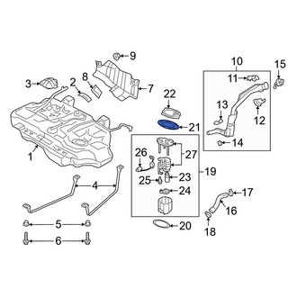 Mazda OE - Fuel Tank Lock Ring