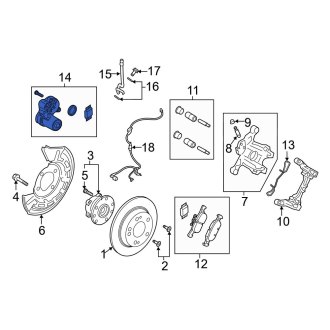 Mazda MX-30 Parking Brake Components | Cables, Adjusters — CARiD.com