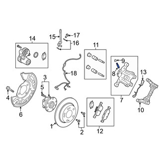 Mazda OE - Rear Brake Bleeder Screw