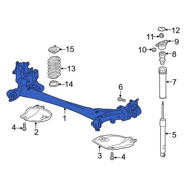 Mazda OE BFTD28B0XB Rear Suspension Subframe