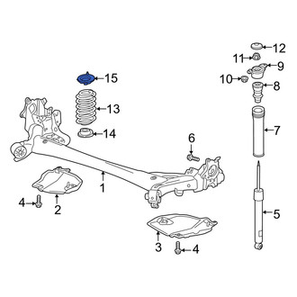 Mazda OE - Upper Coil Spring Insulator