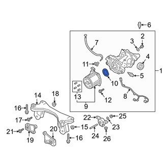 Mazda OE - AWD Coupling Unit Seal