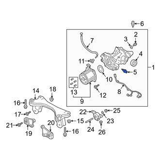 Mazda OE - Rear Differential Lock Sensor