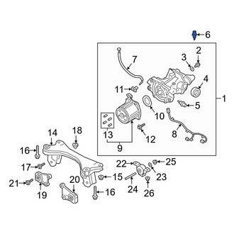Mazda OE - Rear Differential Vent Hose