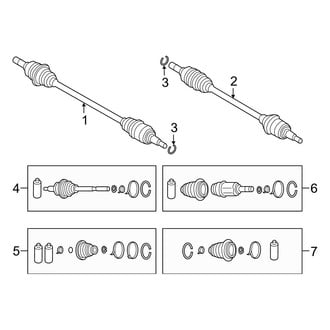 Mazda OE - Rear Suspension - Axle Shaft (Mexico Built), (Preferred / Premium / Select Sedan AWD)
