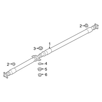 Mazda OE - Rear Suspension - Drive Shaft (Mexico Built), (Preferred / Premium / Select Sedan AWD)