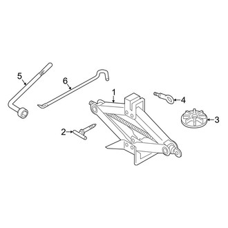 Mazda OE - Rear Body & Floor - Jack & Components (Japan Built), (Base / Preferred / Premium / Select Sedan)