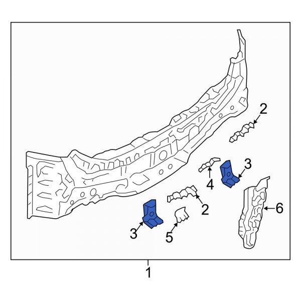 Rear Body Panel Bracket