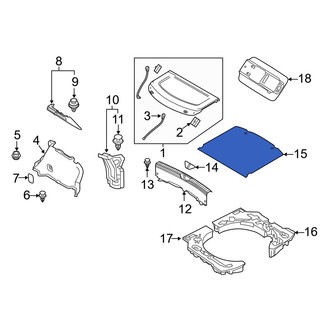 Mazda OE - Rear Trunk Mat