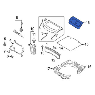 Mazda OE - Rear Left Cargo Area Light