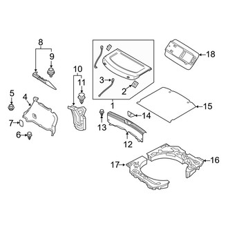 Mazda OE - Rear Body & Floor - Interior Trim (Base / Preferred / Premium Hatchback)