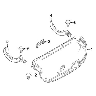 Mazda OE - Trunk Lid - Interior Trim (Japan Built)
