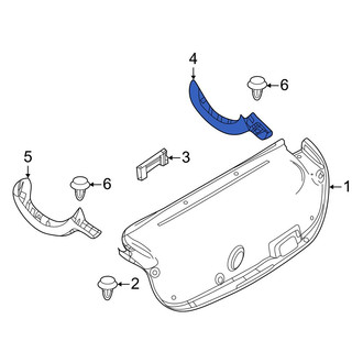 Mazda OE - Right Deck Lid Hinge Cap