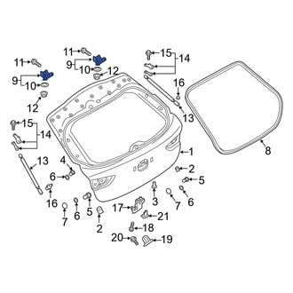 Mazda OE - Rear Left Liftgate Hinge