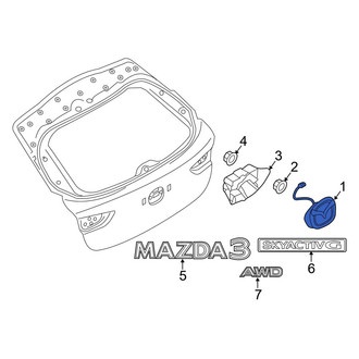 Mazda OE - Rear Hatch Emblem