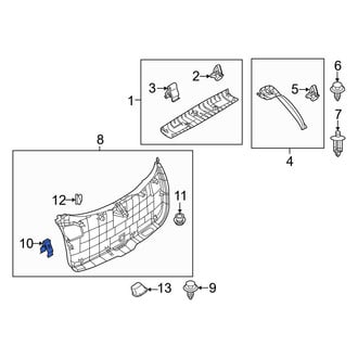 Mazda OE - Liftgate Trim Panel Clip