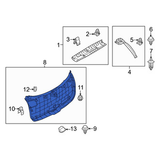 Mazda OE - Rear Lower Liftgate Trim
