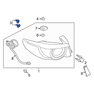 Mazda OE - Tail Light Grommet