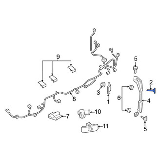 Mazda OE - Blind Spot Detection System Warning Sensor Bolt