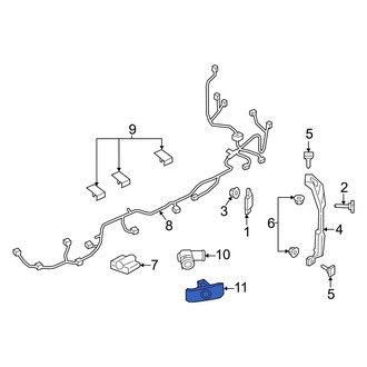 Mazda OE - Rear Right Inner Parking Aid Sensor Housing