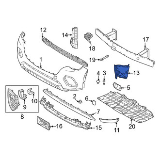 Mazda OE - Front Left Brake Air Duct