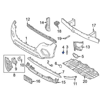 Mazda OE - Bumper Cover Retainer