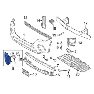 Mazda OE - Front Right Grille