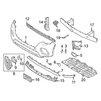 Mazda OE - Front Bumper & Grille - Bumper & Components