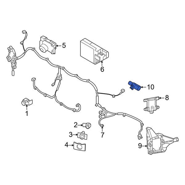 Mazda OE G51861764A - Ambient Air Temperature Sensor
