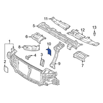 Mazda OE - Hood Latch Support Bracket