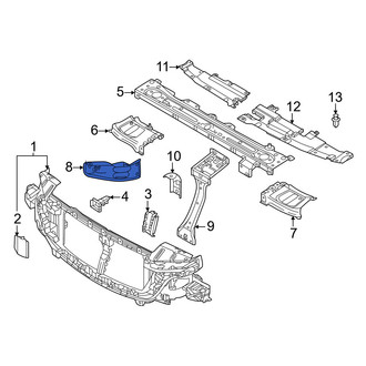 Mazda OE - Front Right Bumper Cover Bracket