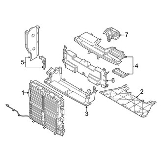 Mazda OE - Radiator Support - Under Cover & Splash Shields