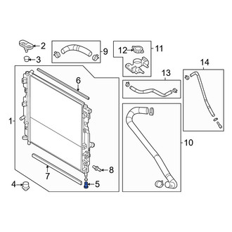 Mazda OE - Radiator Drain Plug