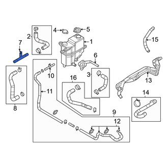 Mazda OE - Engine Coolant Overflow Hose Adapter