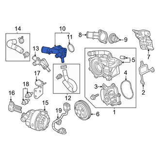 Mazda OE - Engine Coolant Outlet Flange