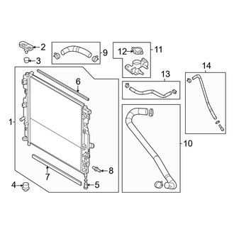Mazda OE - Cooling - Radiator & Components (Primary)