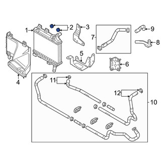 Mazda OE - Radiator Insulator