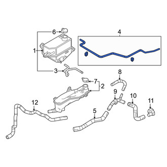 Mazda OE - Engine Coolant Reservoir Hose